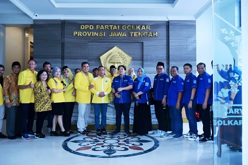 Pilkada Semakin Dekat, Golkar dan Demokrat Jateng Jalin Komunikasi Politik